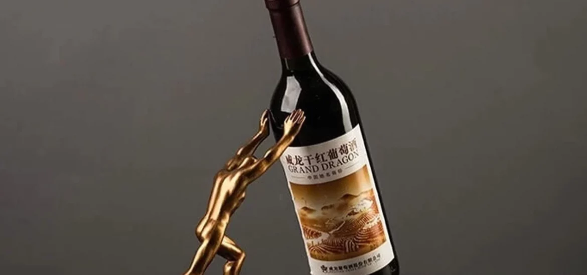 Porte bouteille vin design