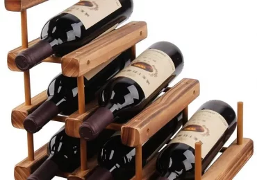 Porte bouteille vin en bois