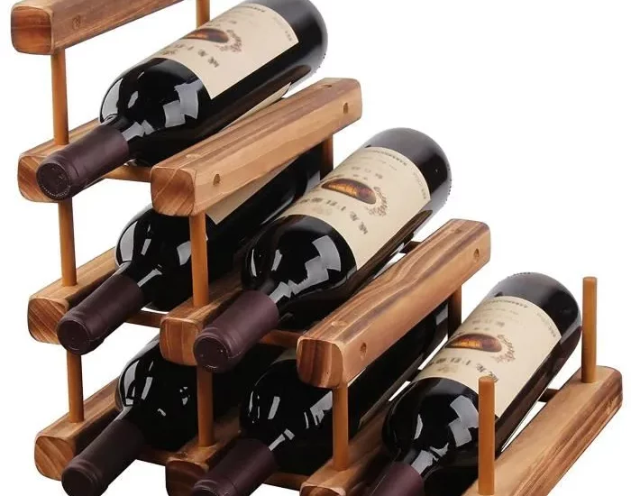 Porte bouteille vin en bois