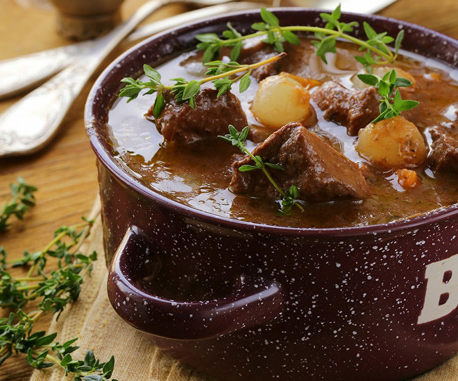 Daube de boeuf au vin rouge